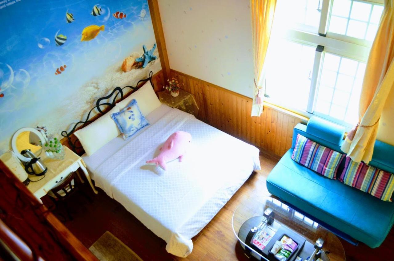 Fish House 宜蘭獨棟別墅 戲水池 生態diy 安農溪自行車 Lägenhet Dongshan  Exteriör bild
