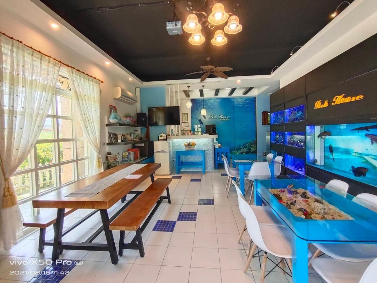 Fish House 宜蘭獨棟別墅 戲水池 生態diy 安農溪自行車 Lägenhet Dongshan  Exteriör bild