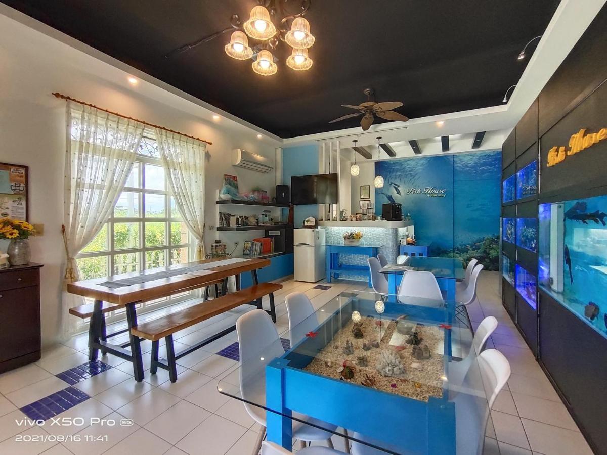 Fish House 宜蘭獨棟別墅 戲水池 生態diy 安農溪自行車 Lägenhet Dongshan  Exteriör bild