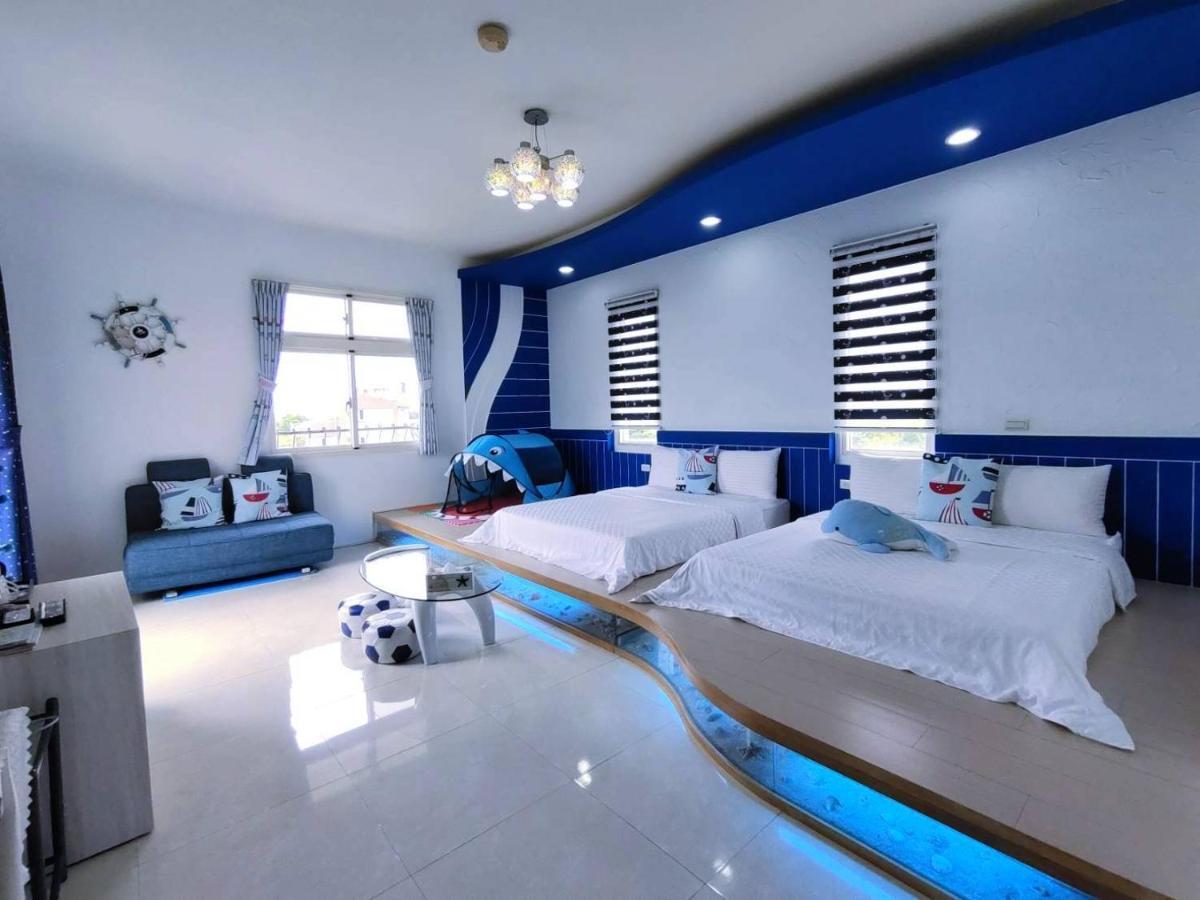 Fish House 宜蘭獨棟別墅 戲水池 生態diy 安農溪自行車 Lägenhet Dongshan  Exteriör bild