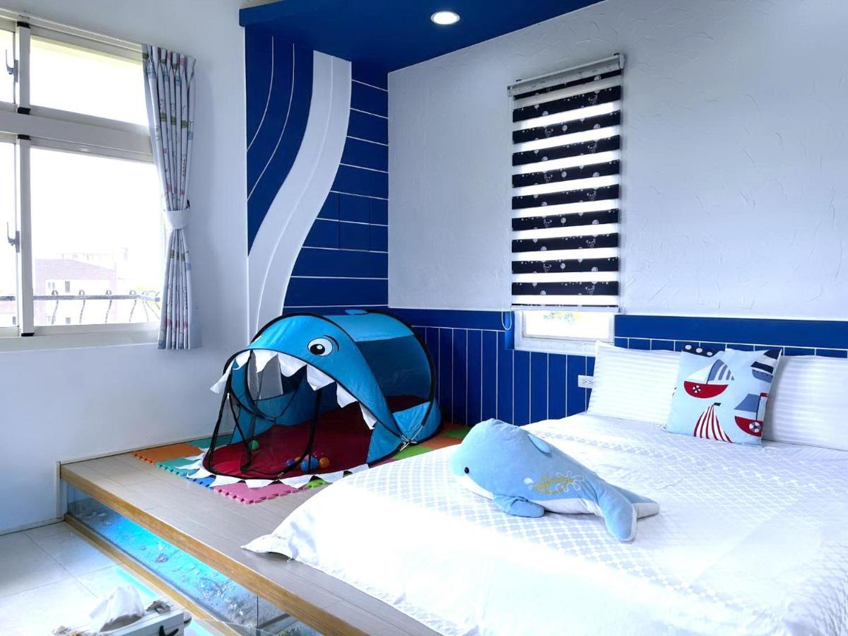 Fish House 宜蘭獨棟別墅 戲水池 生態diy 安農溪自行車 Lägenhet Dongshan  Exteriör bild