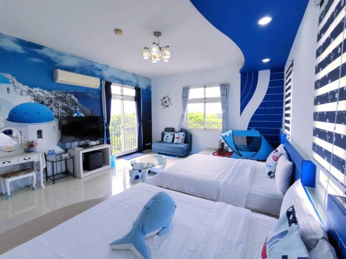 Fish House 宜蘭獨棟別墅 戲水池 生態diy 安農溪自行車 Lägenhet Dongshan  Exteriör bild