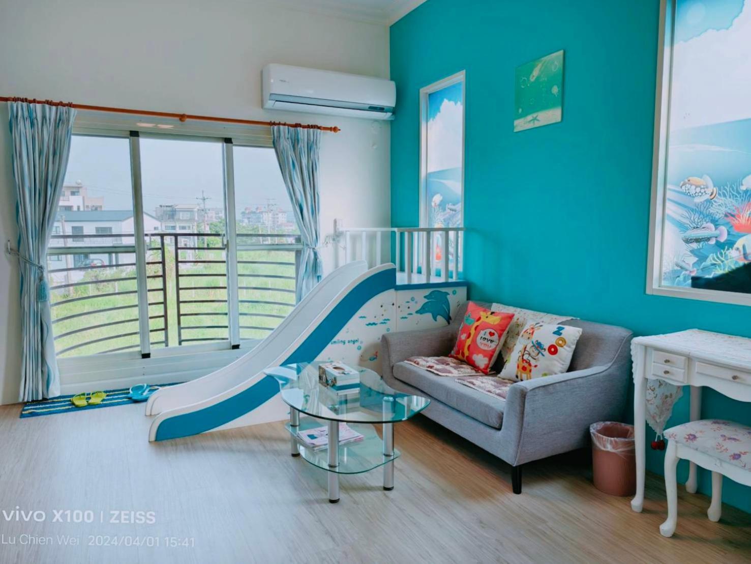 Fish House 宜蘭獨棟別墅 戲水池 生態diy 安農溪自行車 Lägenhet Dongshan  Exteriör bild